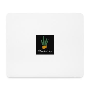 Pflanzendesign - Mousepad (Querformat) - Weiß - Vorne