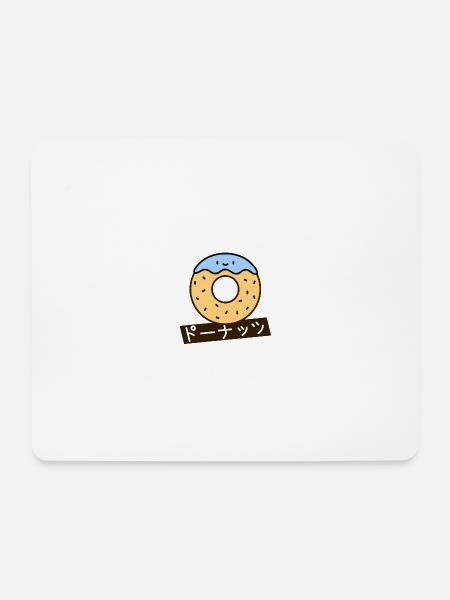 Japanischer Donut mit Streusel - Mousepad (Querformat) - Weiß