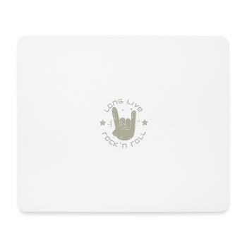 Rock 'n' Roll - Tapis de souris (format paysage) - blanc - Devant