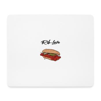 BBQ // Illustration - Mousepad (Querformat) - Weiß - Vorne
