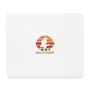 falcon pub hunt quote falconry - Mouse Pad (horizontal) - white - Front