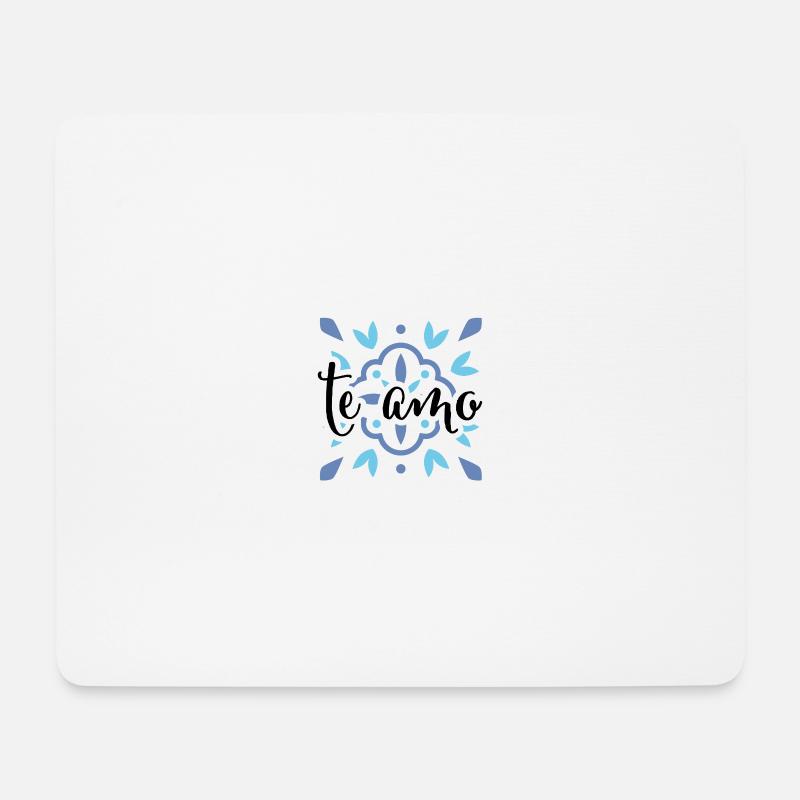 Te Amo - Mouse Pad (horizontal) - white