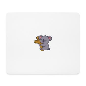 Koala - Tapis de souris (format paysage) - blanc - Devant