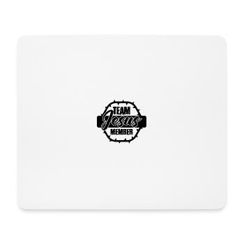 Team Jesus - Mouse Pad (horizontal) - white - Front