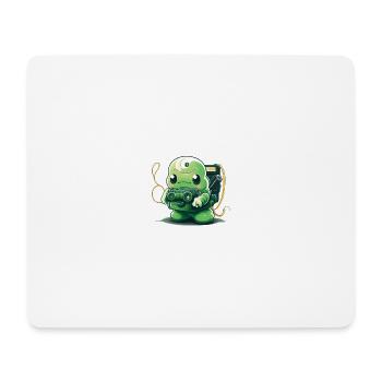 Geist - Mousepad (Querformat) - Weiß - Vorne
