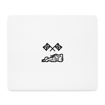 MYST3RCORP RACING BLACK - Mouse Pad (horizontal) - white - Front
