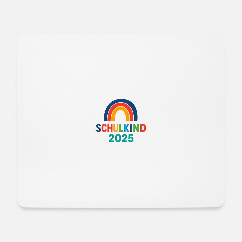 Schulkind 2025 - Mousepad (Querformat) - Weiß