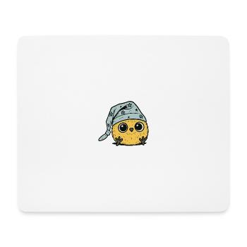 Chick Star Cap Kawaii Design - Mouse Pad (horizontal) - white - Front