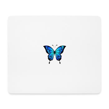 Schmetterling - Mousepad (Querformat) - Weiß - Vorne