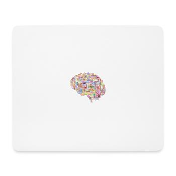 Brain Psychology - Mouse Pad (horizontal) - white - Front
