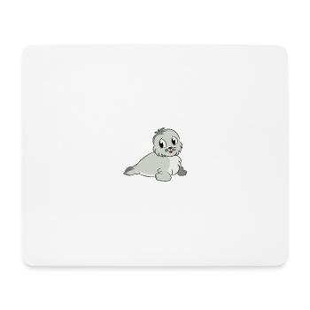 The little seal - Mouse Pad (horizontal) - white - Front
