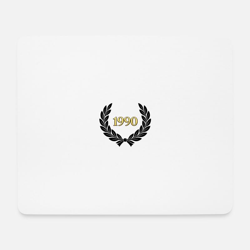 Jahrgang Lorbeer  - Mousepad (Querformat) - Weiß