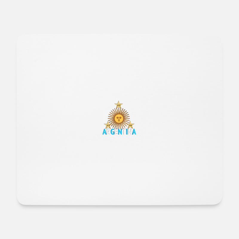 Argentinien 3 Sterne - Mousepad (Querformat) - Weiß