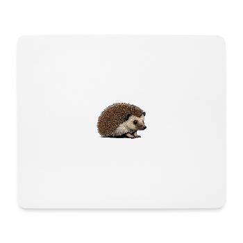 Hedgehog - Mouse Pad (horizontal) - white - Front