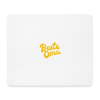 Beste Oma - Mousepad (Querformat) - Weiß - Vorne