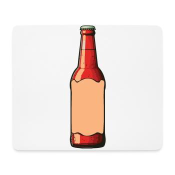 Beer Bottle Beer Drinking Symbol - Mouse Pad (horizontal) - white - Front