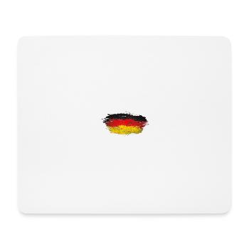 Deutschland Splatter - Mousepad (Querformat) - Weiß - Vorne