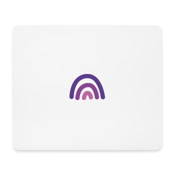 Rainbow purple - Mouse Pad (horizontal) - white - Front