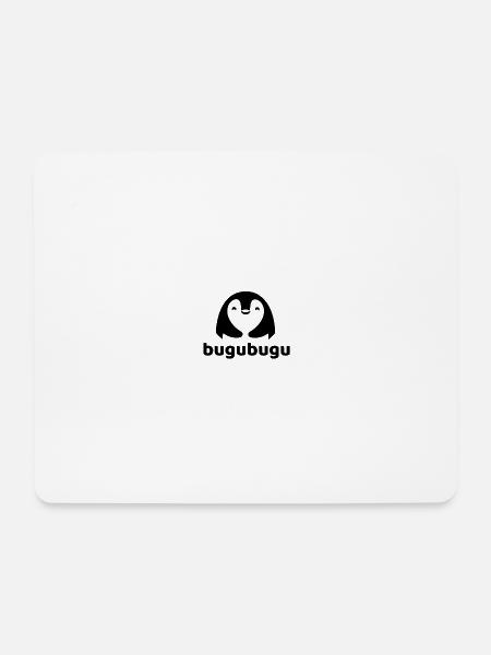 bugubugu - Mousepad (Querformat) - Weiß