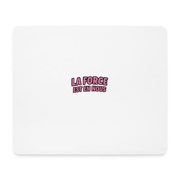 La Force est en Nous - Tapis de souris (format paysage) - blanc - Devant