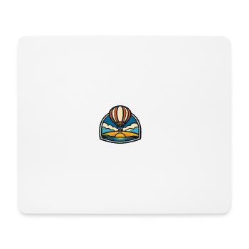 Sonnenaufgang Ballon über Meer - Mousepad (Querformat) - Weiß - Vorne