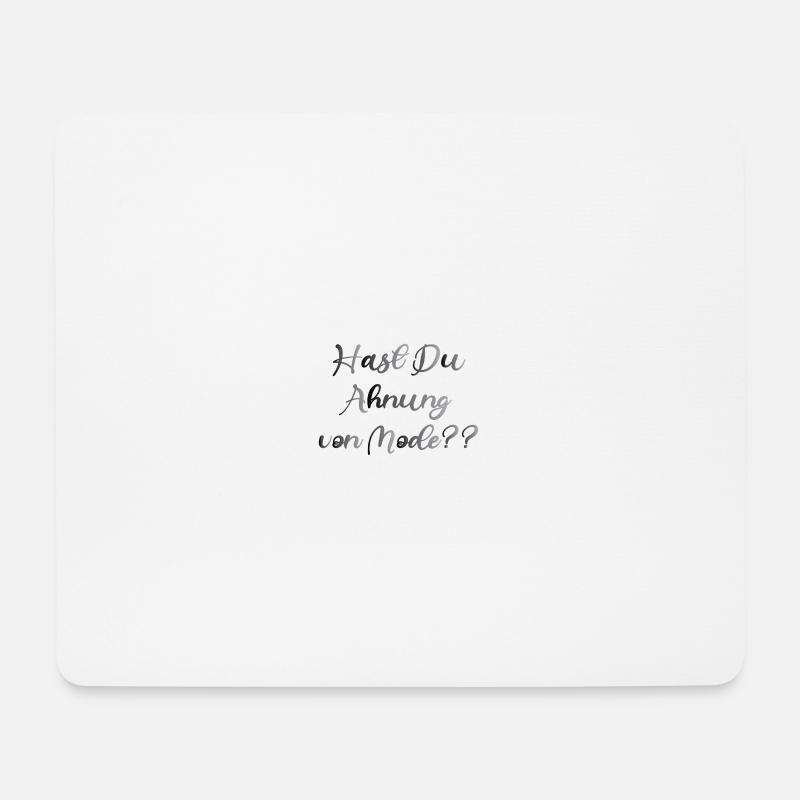 Ahnung von Mode - Mousepad (Querformat) - Weiß