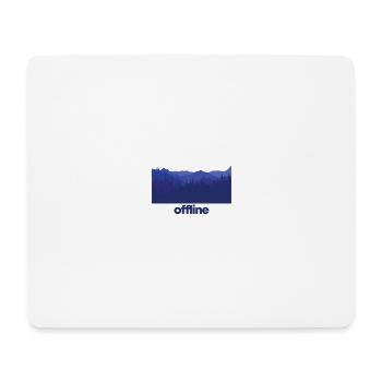 Berge Kletterer Natur Abenteuer - Mousepad (Querformat) - Weiß - Vorne