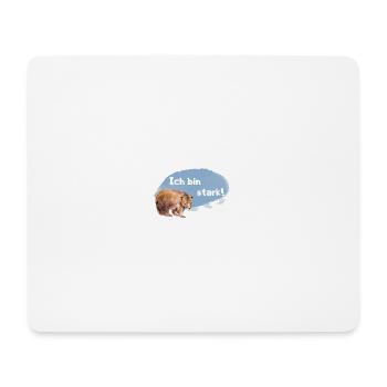 Bär Affirmation für Kinder und Tierliebhaber - Mousepad (Querformat) - Weiß - Vorne