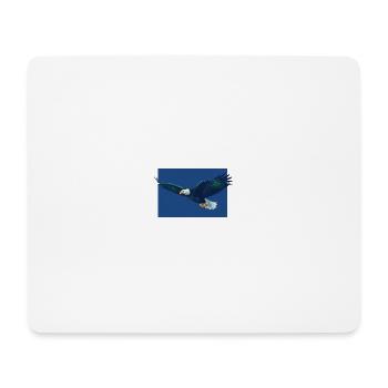 Adlerflug im blauen Himmel, Seattle, Seahawks - Mousepad (Querformat) - Weiß - Vorne