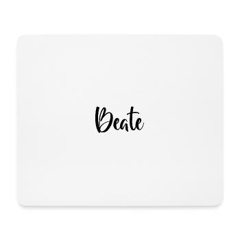 Vorname - Beate - Mousepad (Querformat) - Weiß - Vorne
