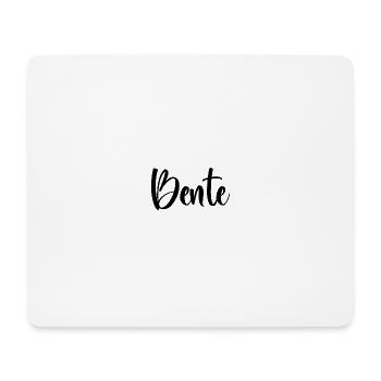 First name - Bente - Mouse Pad (horizontal) - white - Front