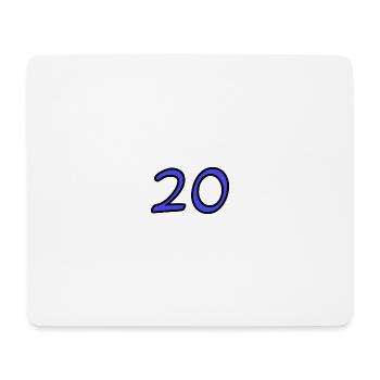 20. 20 YEARS. 20th ANNIVERSARY. 20TH ANNIVERSARY. - Mouse Pad (horizontal) - white - Front