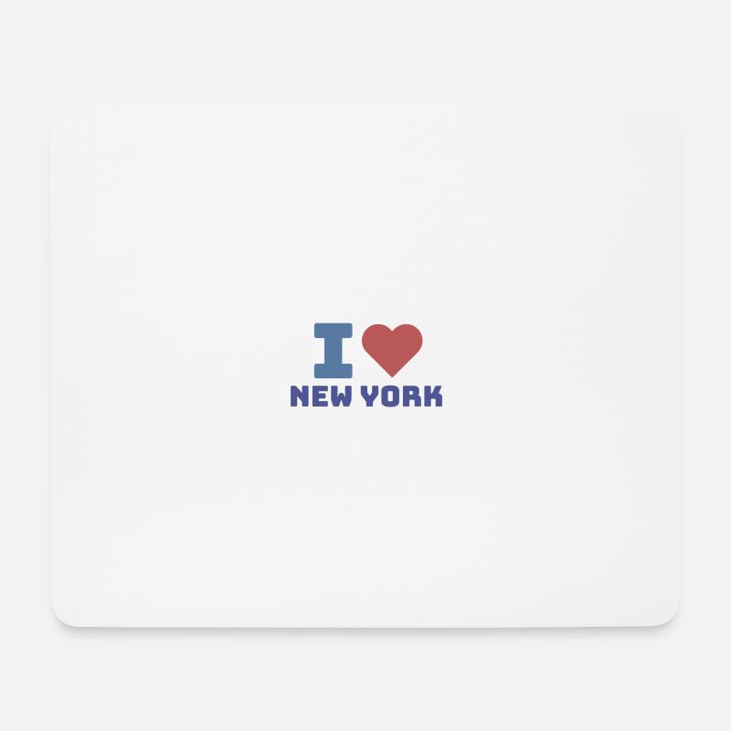 I LOVE NEW YORK - Mousepad (Querformat) - Weiß