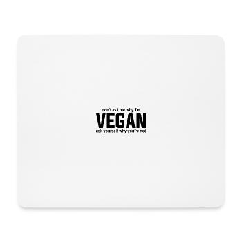 Vegan Plant Based Health Healing Detox - Mouse Pad (horizontal) - white - Front