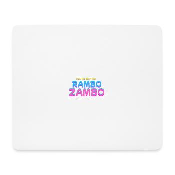 Heute richtig Rambo Zambo (Kanzler 2025) - Mousepad (Querformat) - Weiß - Vorne