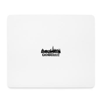 Team Gründerzeit - Mouse Pad (horizontal) - white - Front