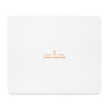 Merry Christmas logos transparent - Mouse Pad (horizontal) - white - Front