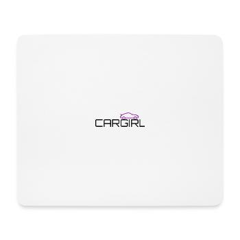 Car-girl T-Shirt - Mousepad (Querformat) - Weiß - Vorne