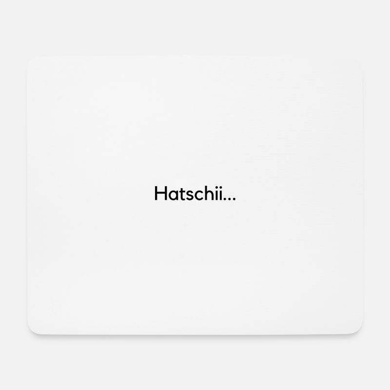 hatschi... gsundheit..schwitzerdütsch - Mousepad (Querformat) - Weiß