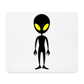 Symbole extraterrestre - Tapis de souris (format paysage) - blanc - Devant
