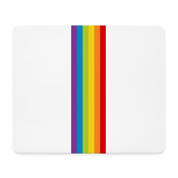 LGBT Pride Flag CSD Regenbogen Flagge Pride Month - Mousepad (Querformat) - Weiß - Vorne