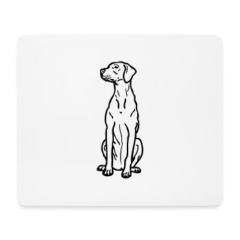 vizsla - www.dog-power.nl - Mousepad (Querformat) - Weiß - Vorne