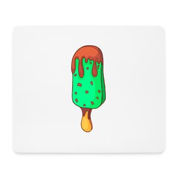 Ice cream ice cream ice cream ice cream ball ice cream sundae - Mouse Pad (horizontal) - white - Front