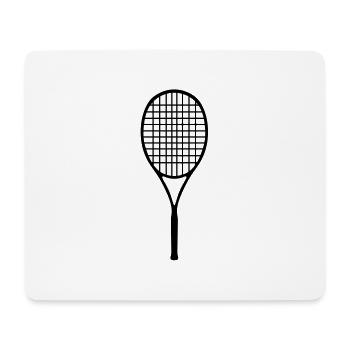 tennis, raquettes de tennis - Tapis de souris (format paysage) - blanc - Devant