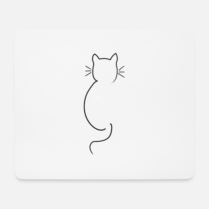 Cat Friends - Mouse Pad (horizontal) - white