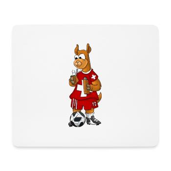 Swiss Lama - Mouse Pad (horizontal) - white - Front