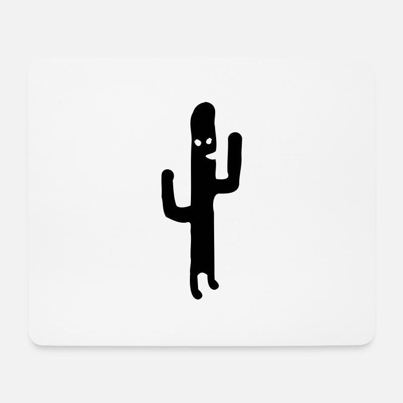 The Cactus from Cactus Run - Mousepad (Querformat) - Weiß