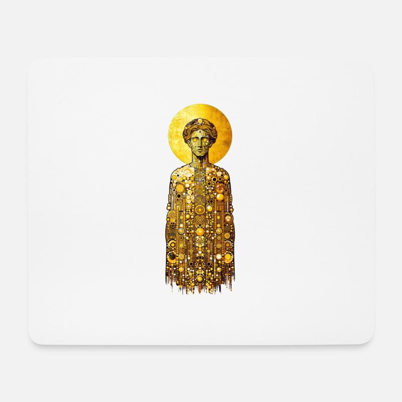 Gustav Klimt Gott - Mousepad (Querformat) - Weiß