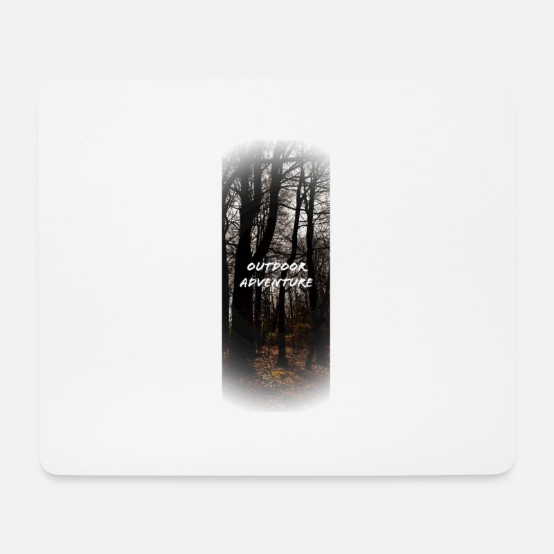 Outdoor Adventure - Mousepad (Querformat) - Weiß