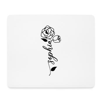 Sophia Surname First Name Name Flower - Mouse Pad (horizontal) - white - Front